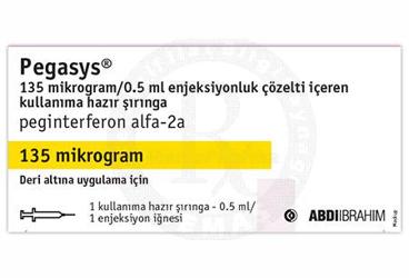 PEGASYS 135 MCG/0,5 ML ENJEKSIYONLUK COZELTI ICEREN KULLANIMA HAZIR SIRINGA (1 ADET)